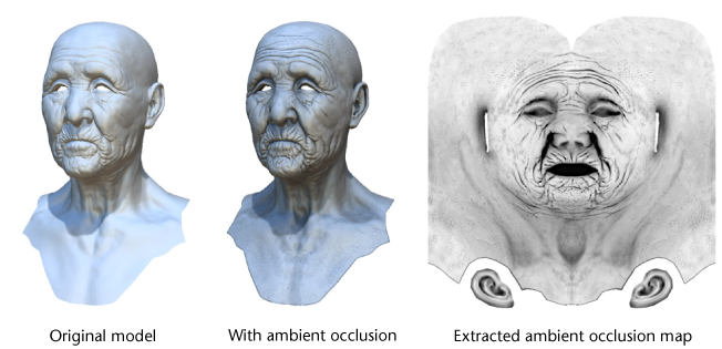 ambeint occlusion map example